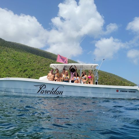 a small boat in a body of water