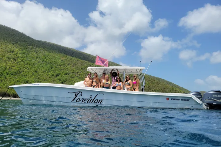 a small boat in a body of water