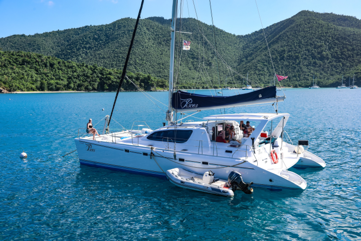 Guests having fun aboard Seas the Day Charters USVI S/Y Pisces