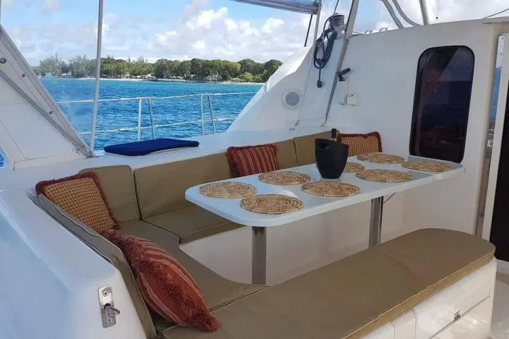 a boat sitting on top of a table