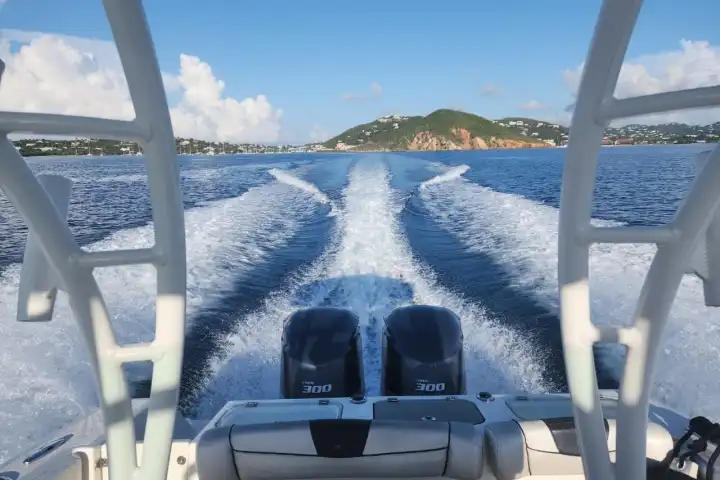 a boat on a body of water