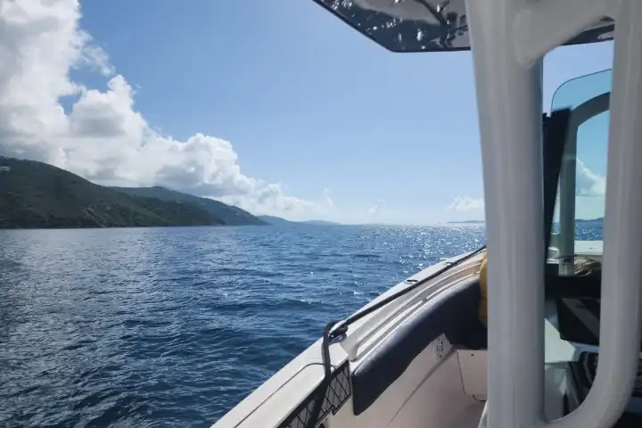 a boat on a body of water