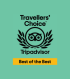 Tripadvisor Travelers Choice Award with 